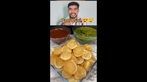 Pani Puri 😍🤤 ASMR Cooking #shorts #cooking #food #pani Puri #tasty