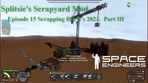 Space Engineers – Splitsie’s Scrapyard – Scrapping Like it’s 2024 Part III