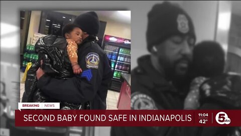 Twin baby found safe in Indianapolis