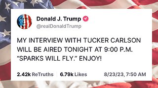Tucker Carlson interview with Donald Trump.