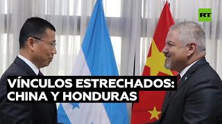 Primer embajador chino presenta copias de cartas credenciales al canciller de Honduras