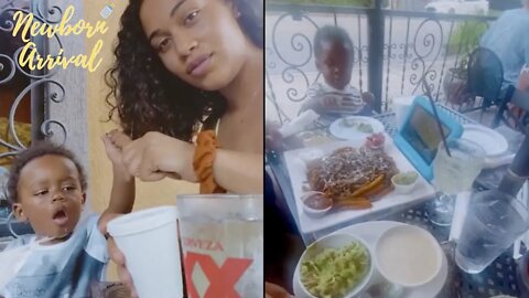 Bow Wow's Son Stone Does Taco Tuesday With Mom Olivia! 🌮