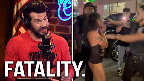Cop Pepper Sprays and SLAMS Chick on Concrete! | Louder with Crowder