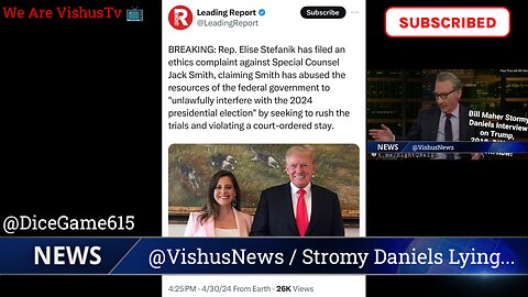 Stormy Daniels Lying In Court On Donald Trump... "Backlash" And New York... #VishusTv 📺