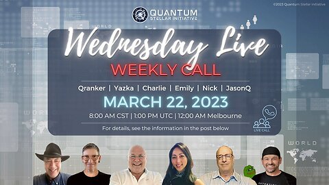 QSI Weekly Wednesday Panel Call - BRICS & WEEKLY INTEL UPDATES (March 22, 2023)