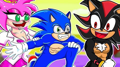 Sonic Protects Lover Amy Likes Handsome Guys Or Rich Guys Sonic Movie 2D