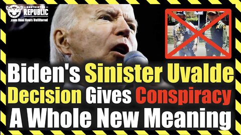 Just In! Biden Makes Mind-Blowing Uvalde Decision! This Gives Conspiracy A Whole New Meaning!