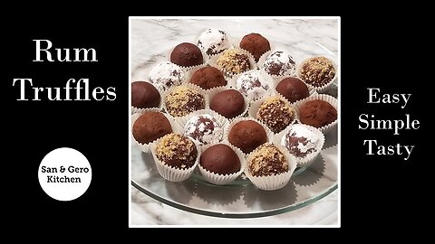 How To Make Rum Truffles