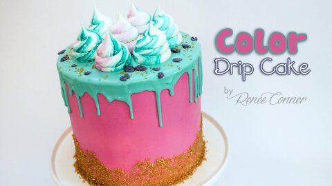 CopyCat Recipes How to Make a Color Drip Cake cooking recipe food recipe Healthy recipes