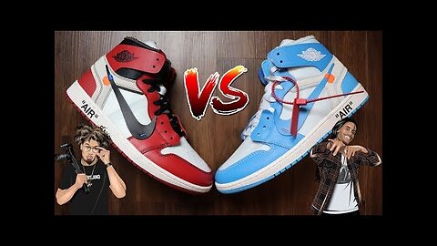 Air Jordan 1 UNC Off White vs Chicago Off White by Virgil Abloh Review