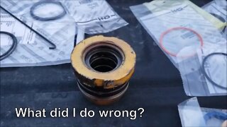 Replacing Hydraulic Cylinder Seals - Part 4 - What did I do wrong?