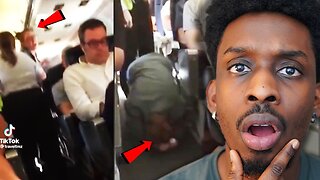 He Broke up with her Mid flight and she freaked out on the plane!