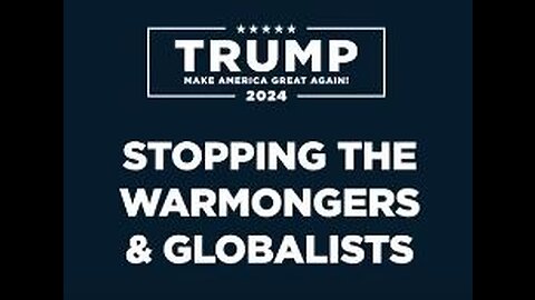 WE ARE HERE//// IMPORTANT MARKER – Trump Takes Aim at Warmonger Washington