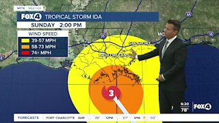 Tropical Storm Ida 5AM Advisory