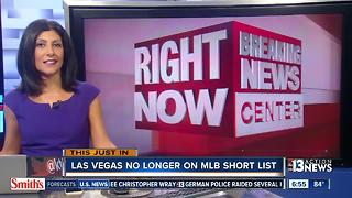 Las Vegas no longer on MLB short list