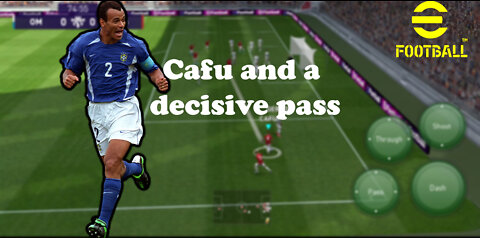 Cafu and a decisive pass