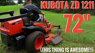 Kubota ZD1211 72 Review plus Mowing