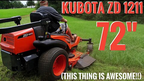 Kubota ZD1211 72 Review plus Mowing