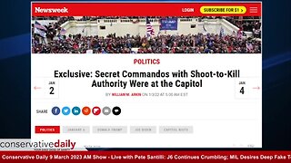 Conservative Daily: Shoot to Kill Commandos at J6? JoeOltmann with Pete Santilli