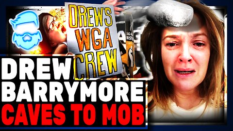 Drew Barrymore Pretend CRIES After Woke Hollywood Strike Mob Forces Her To Apologize