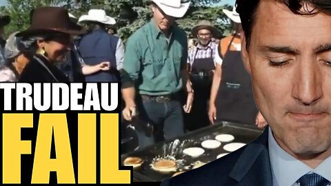 Justin Trudeau EMBARRASSES himself at the Calgary Stampede