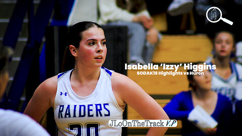 Isabella 'Izzy' Higgins Pulls Off Double-Double 14 Pts, 11 Rebs! SODAK16 Rapid City Stevens vs Huron