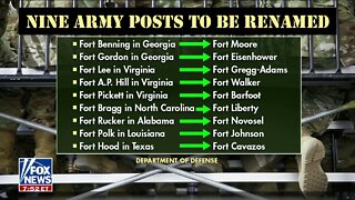 Pentagon orders military bases to be renamed