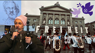 Daniel Stricker, wirklich freier Journalist | Friedensdemo Bern, 11. März 2023