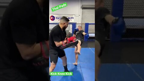 Kick Knee Kick from CSW Erik Paulson Muay Thai Pads