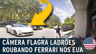 Brasileiro tem Ferrari roubada em condomínio na Flórida - Aumento de criminalidade na Flórida