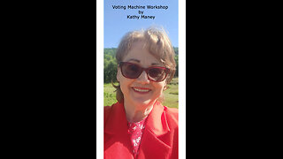 Voting Machine Workshop by Kathy Maney in Rowan County, NC.