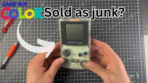 GameBoy Color sold as JUNK, let's see what we got