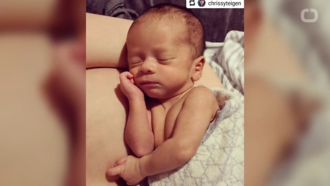 Chrissy Teigen's Hilarious Message To Her Brand New Son