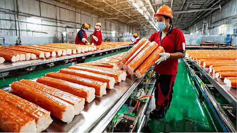 How Fish Cake, Crab Stick and Sea Grape Production in Japan - Japan Seafood Farm and Harvesting
