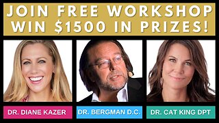 Invitation for FREE "3 Stressors" LIVE Workshop (07/19/24) $1500+ in PRIZES!