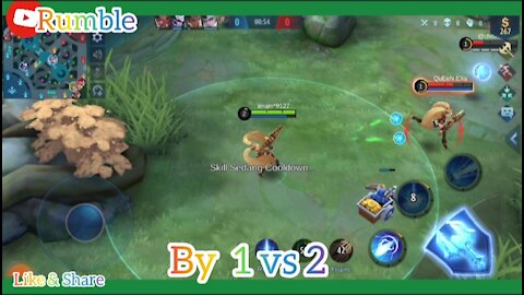 Mobile legends bang-bang_Layla's First Skill Kills her enemy.