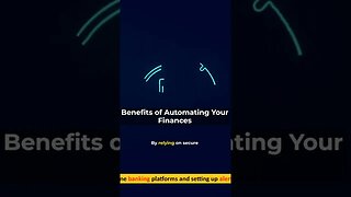 Benefits of automating your finances #shorts