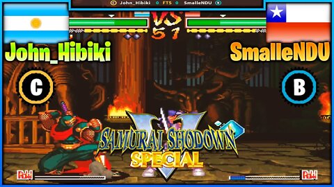 Samurai Shodown V Special (John_Hibiki Vs. SmalleNDU) [Argentina Vs. Chile]