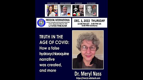#193 Truth In the Age of COVID" - DR. Meryl Nass