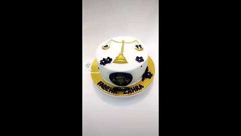 Libra zodiac theme cake