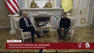 Biden in Kyiv to show solidarity as Ukraine war nears 1 year