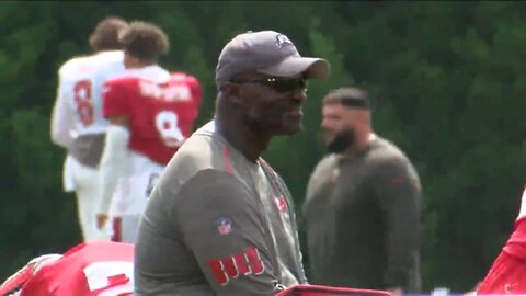 Buccaneers and head coach Todd Bowles begin voluntary offseason workout program