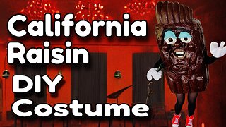 California Raisin DIY costume. This is Cal O'Ween!
