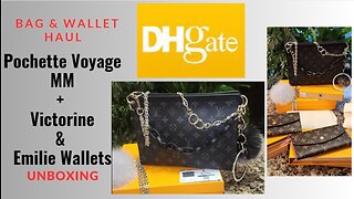 DHgate Pochette Voyage MM & LV Style Wallet Haul Unboxing & Seller Review