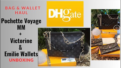 DHgate Pochette Voyage MM & LV Style Wallet Haul Unboxing & Seller Review