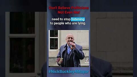 #politician #mayor #nickbuckley4mayor #liar #lies