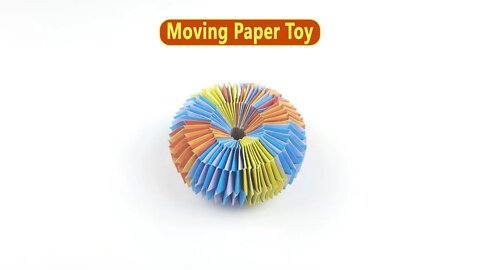 Origami Moving Toy Colorful Anti-Stress - Easy Paper Crafts