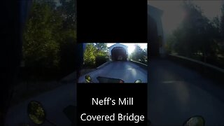 22 covered bridges in less than one minute: Motorcycle ride beautiful Lancaster County Pennsylvania