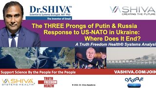 Dr.SHIVA LIVE The THREE Prongs of Putin & Russia Response to US-NATO in Ukraine Where Does It End?
