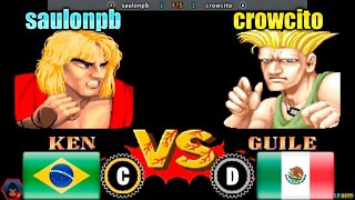 Street Fighter II: The World Warrior (saulonpb Vs. crowcito) [Brazil Vs. Mexico]